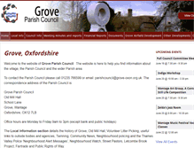 Tablet Screenshot of grove-oxon.org.uk